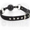 Gag with silicone ball - Gag with silicone ball