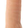 REALSTUFF 8INCH VIBRATOR - FLESH - REALSTUFF 8INCH VIBRATOR