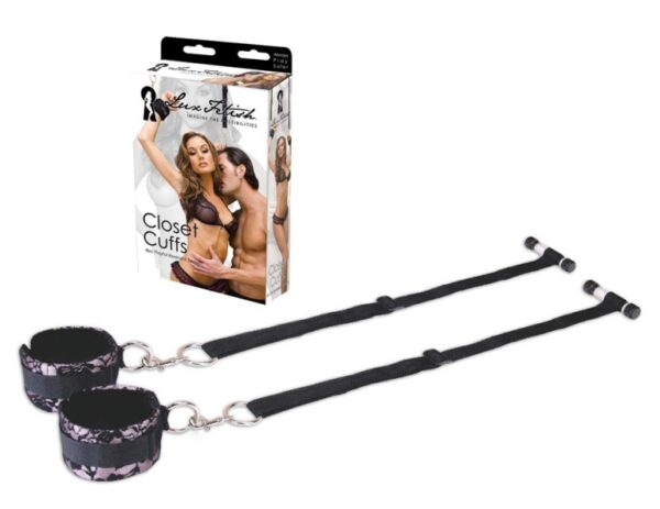 LUX FETISH Closet Cuffs black - LUX FETISH Closet Cuffs