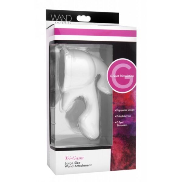 WAND ESSENTIALS TRI-GASM ATTACHMENT - PACKAGED - WAND ESSENTIALS TRI-GASM ATTACHMENT