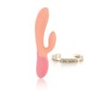 RS - PEACH & CORAL XENA RABBIT VIBRATOR - XENA RABBIT VIBRATOR