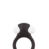 LIT-UP SILICONE STIMU RING 2 BLACK - SILICONE STIMU RING