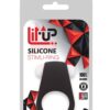 LIT-UP SILICONE STIMU RING 4 BLACK - SILICONE STIMU RING