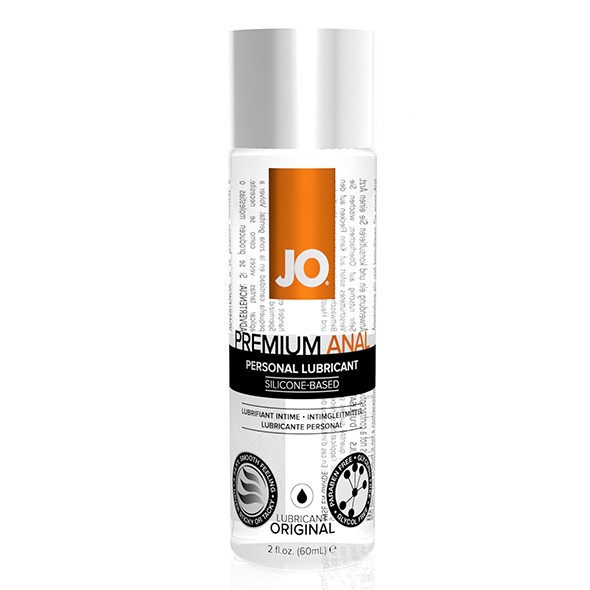 SYSTEM JO - ANAL SILICONE LUBRICANT 60 ML - JO® PREMIUM ANAL is a silicone-based personal lubricant designed to moisturize and e