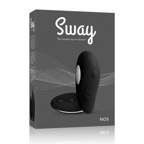 SWAY VIBES 3 BLACK - Vibrator thong