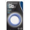 PER. SILICONE GLOW COCK RING BLUE -