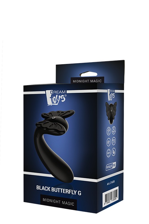 MIDNIGHT MAGIC BLACK BUTTERFLY G VIBRATOR -