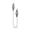 E.T. JAPANESE CLOVER CLAMPS WITH CHAIN -