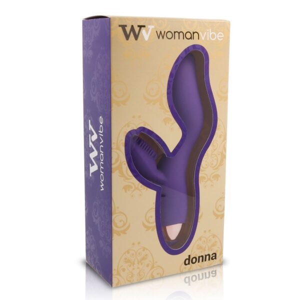 WOMANVIBE DONNA SILICONE RECHARGEABLE VIBRATOR -