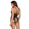 OBSESSIVE - BEHINDY CROTCHLESS TEDDY BLACK S/M -