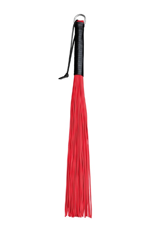 XXDREAMSTOYS WHIP WITH LEATHER GRIP RED -