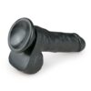 E.T. REALISTIC DILDO 17,5CM BLACK -