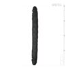 E.T. DOUBLE END DILDO 40CM BLACK -