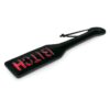 E.T. BITCH BLACK LEATHER PADDLE -