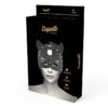 COQUETTE MASK W. CAT EARS - VEGAN LEATHER -