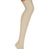 OBSESSIVE - 838-STO-3 STOCKINGS RED L/XL -