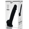 REAL LOVE BLACK 9INCH DILDO -