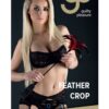 GP FEATHER CROP BLACK/RED -