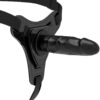 F.S. SILICONE STRAP-ON 16CM REALISTIC BLACK -