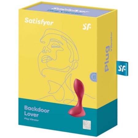 SATISFYER BACKDOOR LOVER PLUG RED -