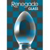 Σφήνα πρωκτική RENEGATE GLASS BISHOP CLEAR