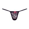 BARELY BARE BUTTLESS V PANTY BLACK -