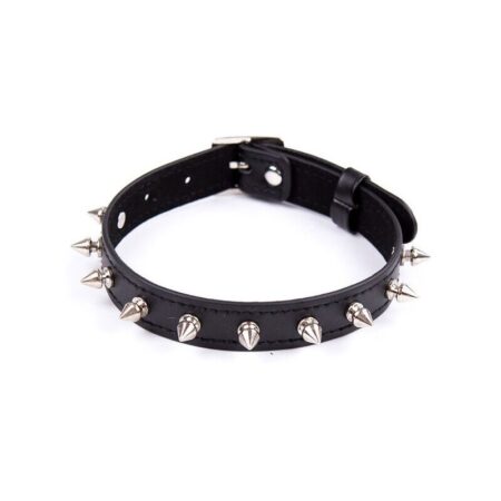 OHMAMA COLLAR W. SPIKES -