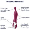 SATISFYER A-MAZING 1 BERRY -