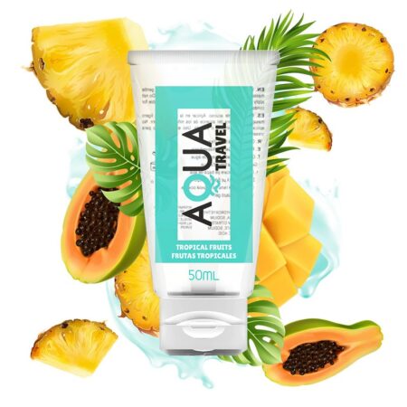 AQUA TRAVEL TROPICAL FRUIT FLAVOUR LUBE 50ML -