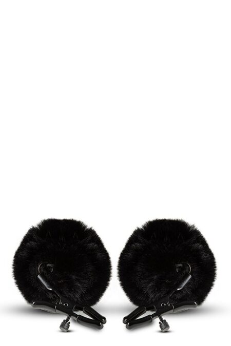 NOIR POM ADJUST. NIPPLE CLAMPS BLACK -