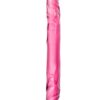 B YOURS 14INCH PINK DOUBLE DILDO -