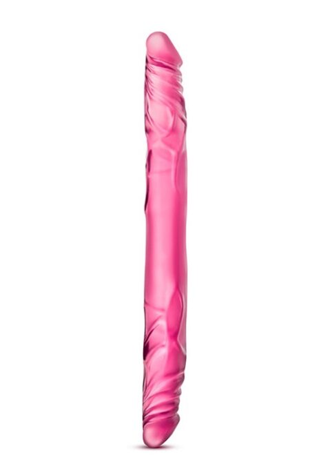 B YOURS 14INCH PINK DOUBLE DILDO -