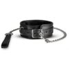 COOPER COLLAR W. LEASH - BLACK -