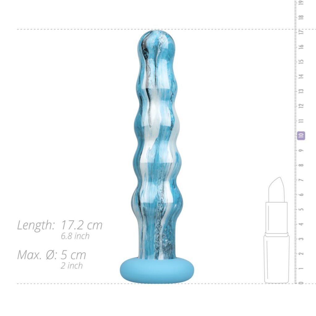 GILDO - OCEAN FLOW GLASS DILDO -