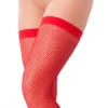 Κάλτσες AMORABLE BY RIMBA - FISHNET STOCKINGS - ONE SIZE - RED