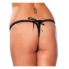 Σλιπ String AMORABLE BY RIMBA - G-STRING WITH LACE - ONE SIZE - BLACK