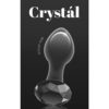 CRYSTAL GEM BLACK - Αν ψάχνεις για πρωκτική σφήνα, η γυάλινη συλλογή Crystal της NS NOVELTIES θα σε ενθουσιάσει!