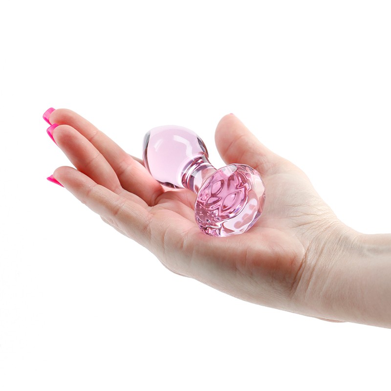 CRYSTAL GEM PINK - Αν ψάχνεις για πρωκτική σφήνα, η γυάλινη συλλογή Crystal της NS NOVELTIES θα σε ενθουσιάσει! Όμορφες πρωκτικέ