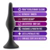 ANAL ADVENTURES PLATINUM SILICONE PLUG SMALL -