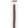DR. SKIN 16INCH CHOCOLATE DOUBLE DILDO -