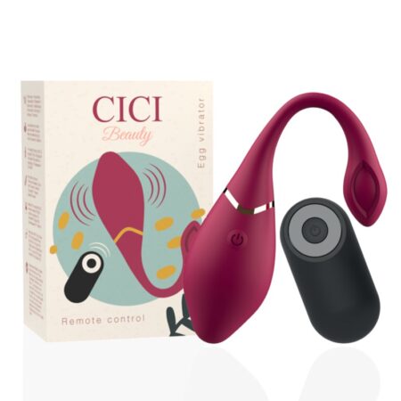 CICI BEAUTY EGG SILICONE VIBRATOR + REM. CONTR. -