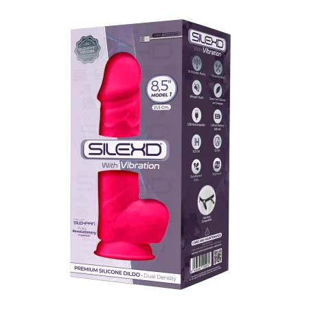 SILEXD PINK VIBRATOR 8.5INCH MODEL1