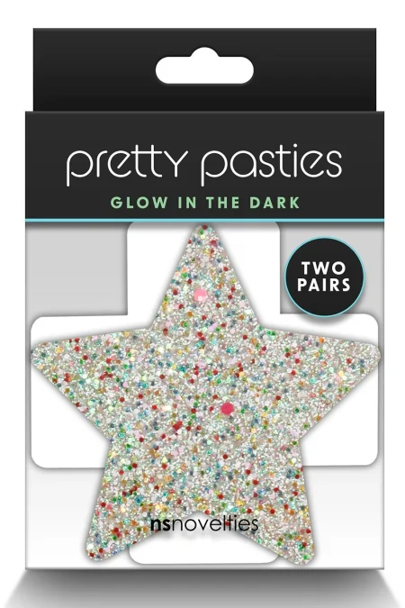 Pretty Pasties - Star & Cross - 2 Pair NS NOVELTIES