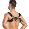 Bruno Bondage Harness Black - Bedroom Fantasies