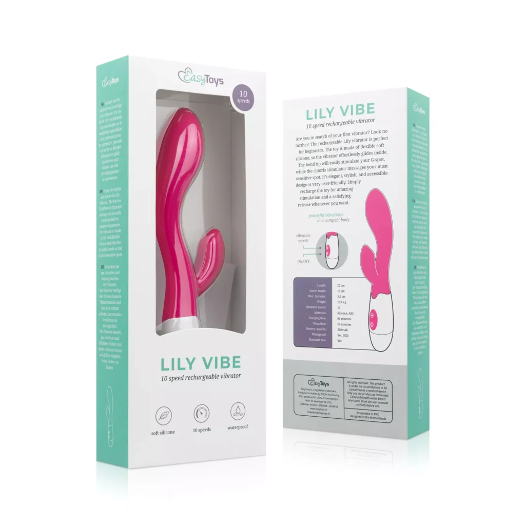 Easytoys Lily Vibrator 2.0 - Rechargeable Pink