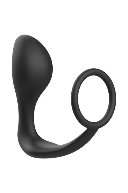 ADDICTED TOYS - ANAL PLUG WITH BLACK SILICONE RING