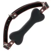 DARKNESS - BLACK BONE SILICONE GAG