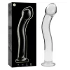 NEBULA SERIES BY IBIZA - MODEL 18 DILDO BOROSILICATE GLASS 18.5 X 3.5 CM CLEAR