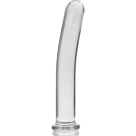 NEBULA SERIES BY IBIZA - MODEL 17 DILDO BOROSILICATE GLASS 18.5 X 3 CM CLEAR