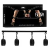 Fetish Submissive Bondage Adjustable Separator Bar 4 Pieces